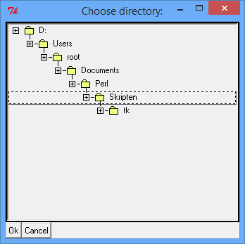 chooseDirectory-Ersatz: chooseDirectory lite