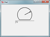 Geschwindigkeitsmesser mit Tk::Dial
