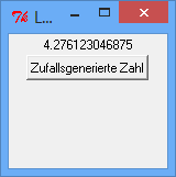 Tk::Label mit Zahl als Inhalt